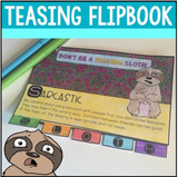 Teasing Flip Book, Presentation and Board Game