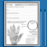 Printed SEL Daily Check-in Journal with weekly Growth Mindset & Mindful Prompts (for TEENS)