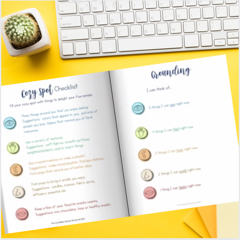 Printed Self Care Journal for Teachers