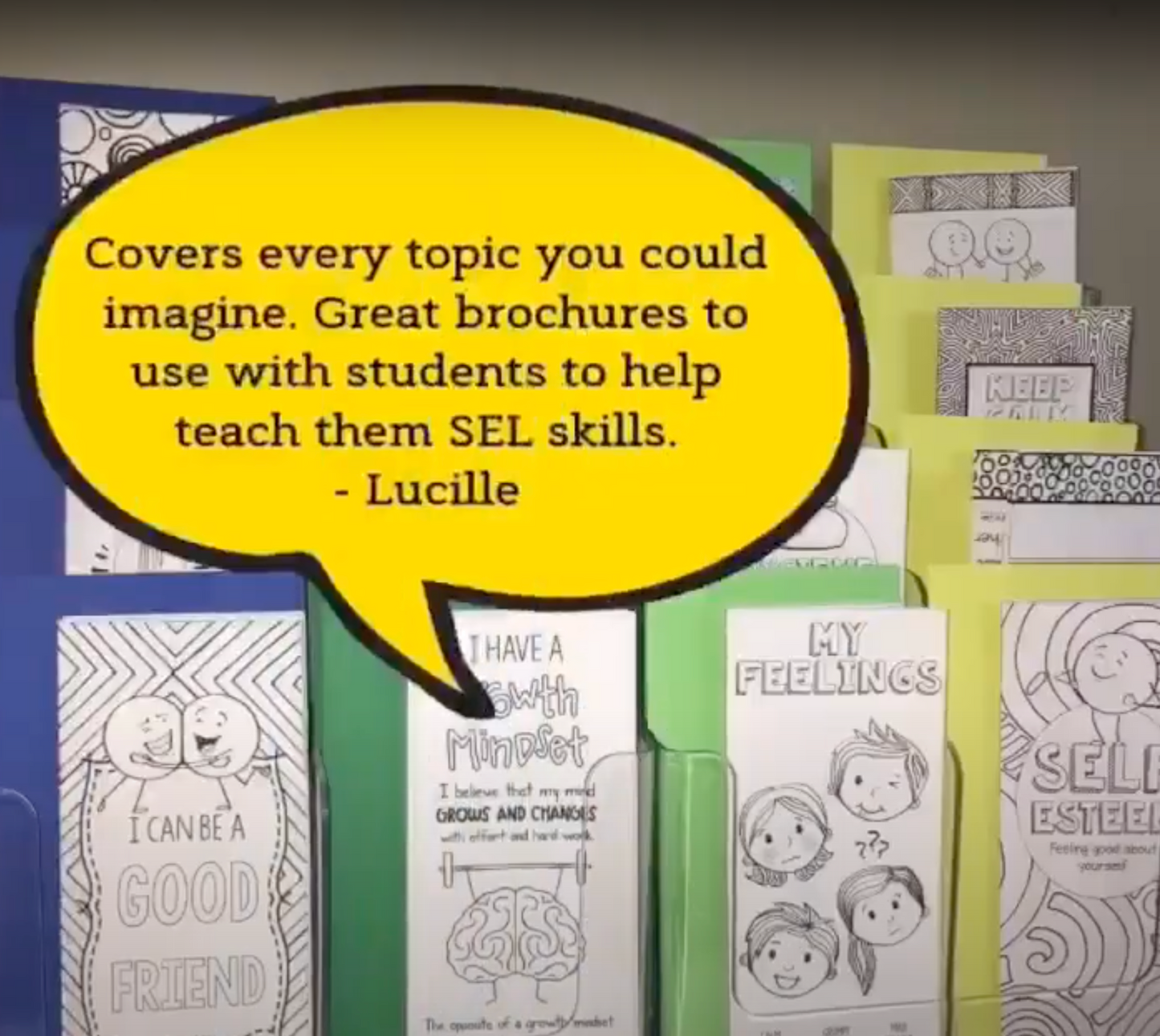 Social Emotional Learning Brochures for Lower Elementary Digital Files