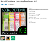 Social Emotional Learning Brochures for Lower Elementary Digital Files