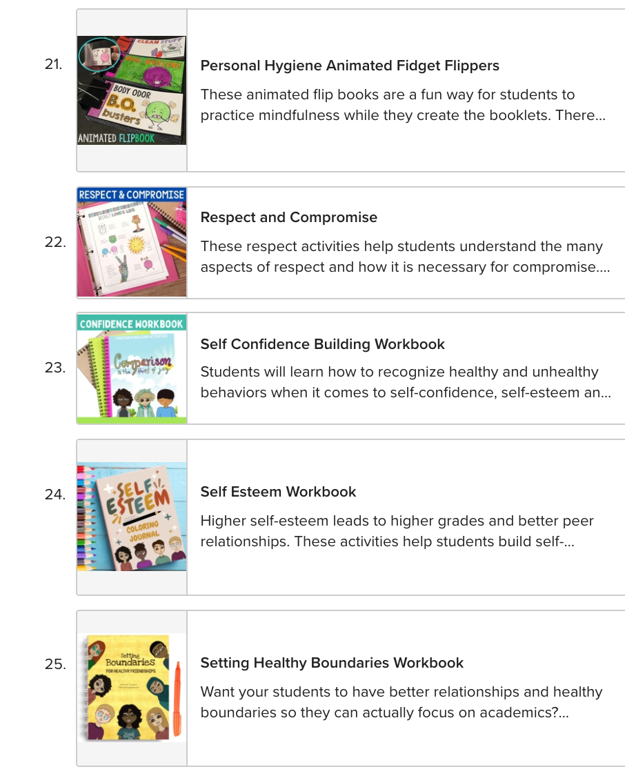 Social-Emotional Learning Bundle