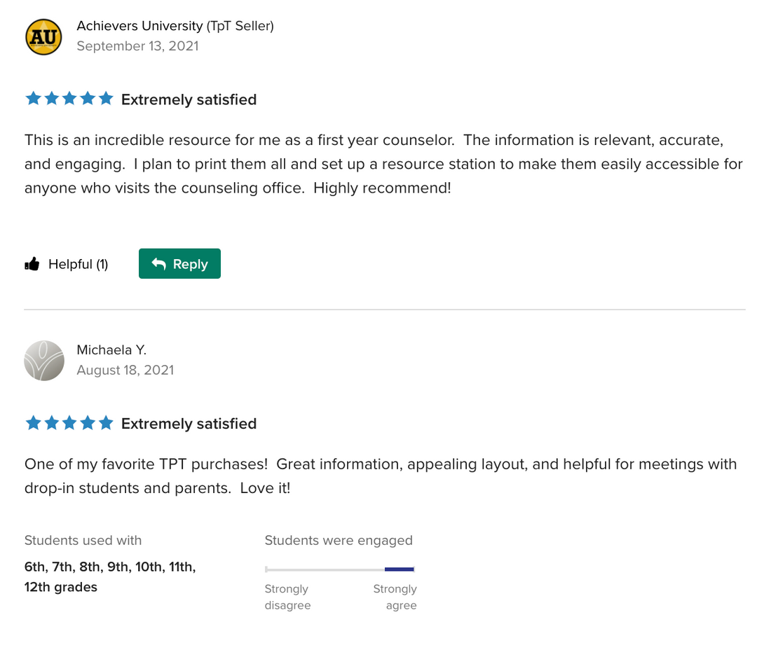 Social Emotional Learning Brochures MEGA bundle