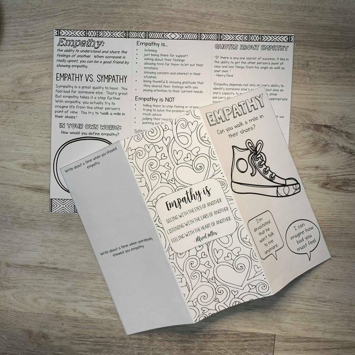 Social Emotional Learning Brochures for Teens (Upper middle and High School)
