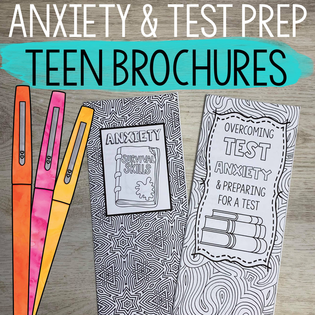 Social Emotional Learning Brochures for Teens (Upper middle and High School)
