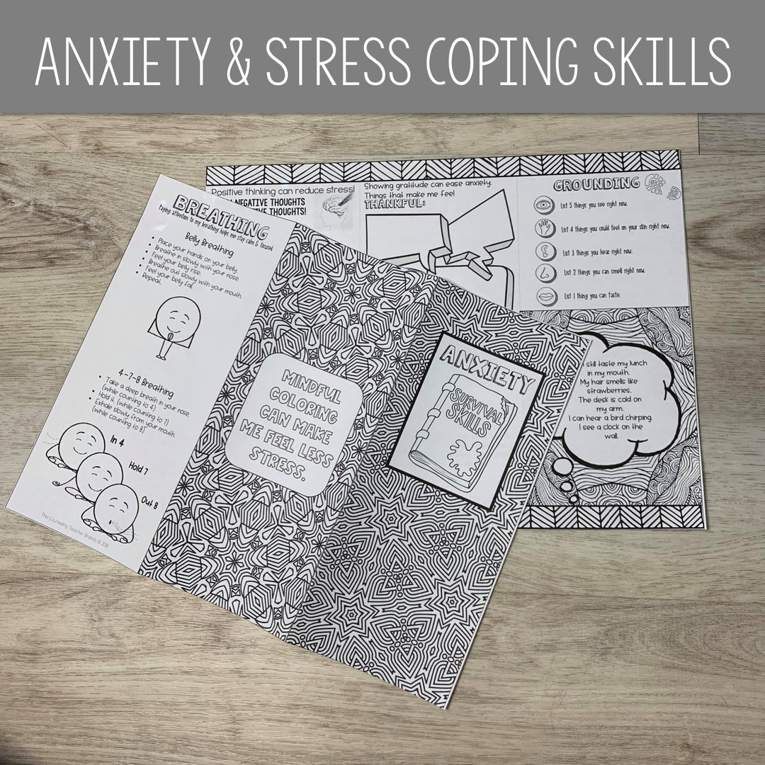 Social Emotional Learning Brochures for Teens (Upper middle and High School)