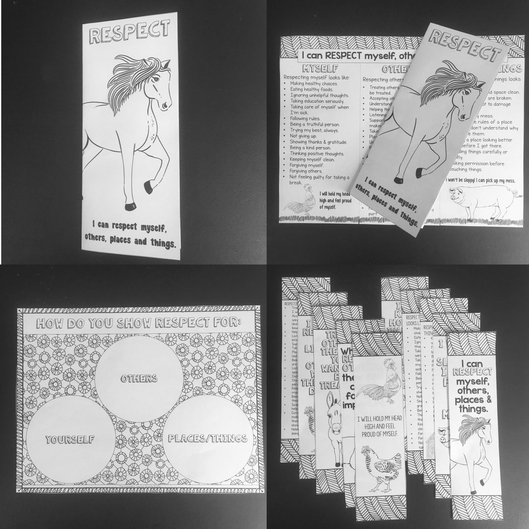 Social Emotional Learning Brochures Upper Elementary &amp; Lower Middle Digital Files