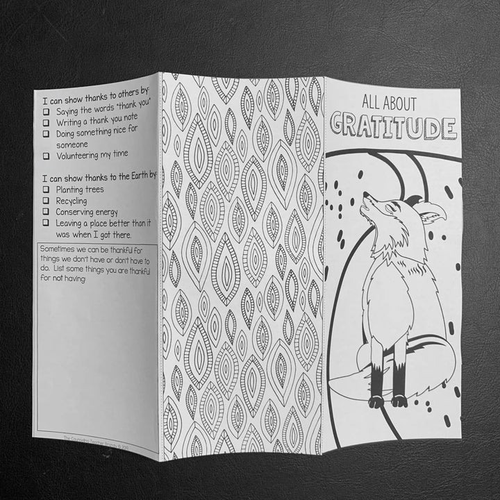 Social Emotional Learning Brochures Upper Elementary &amp; Lower Middle Digital Files