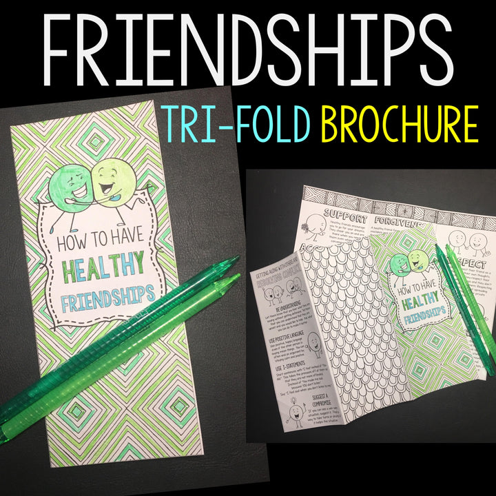 Social Emotional Learning Brochures Upper Elementary &amp; Lower Middle Digital Files