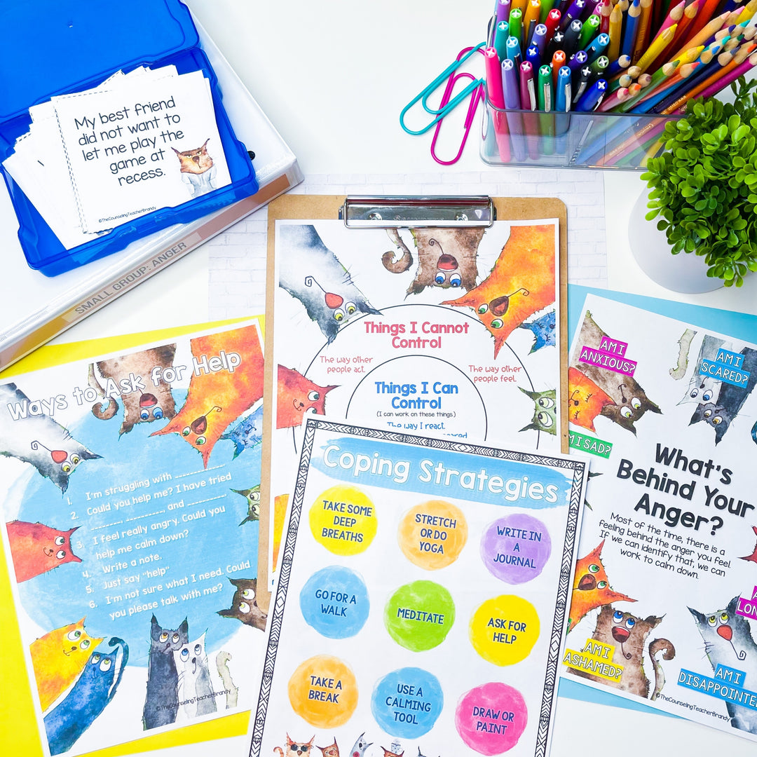Small Group Counseling Bundle Grades 3rd-5th