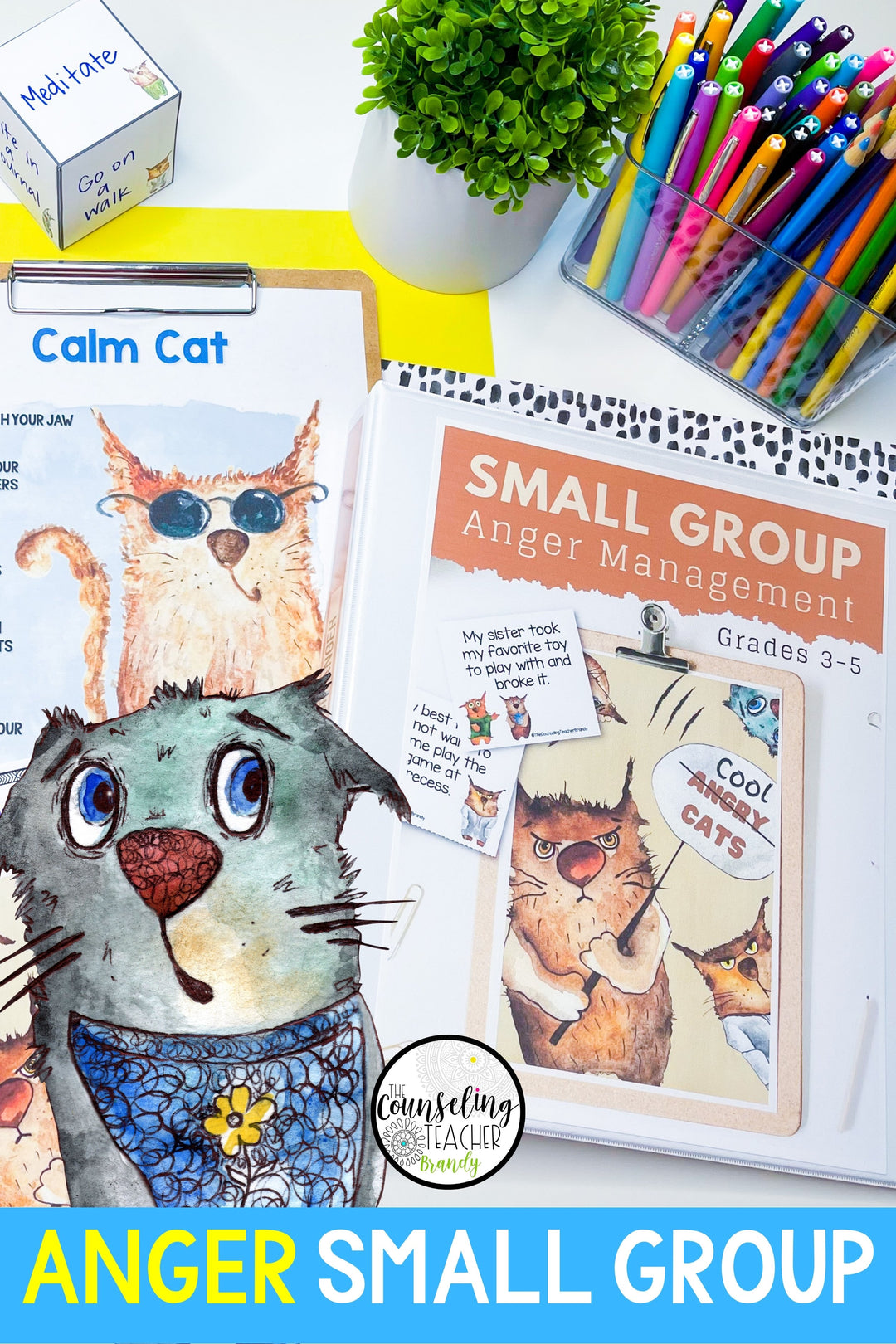 Small Group Counseling Bundle Grades 3rd-5th
