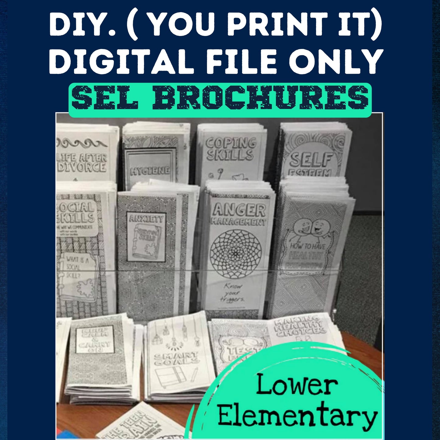 Social Emotional Learning Brochures for Lower Elementary Digital Files