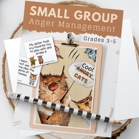 Anger Management Small Group Curriculum Grades 3rd - 7th