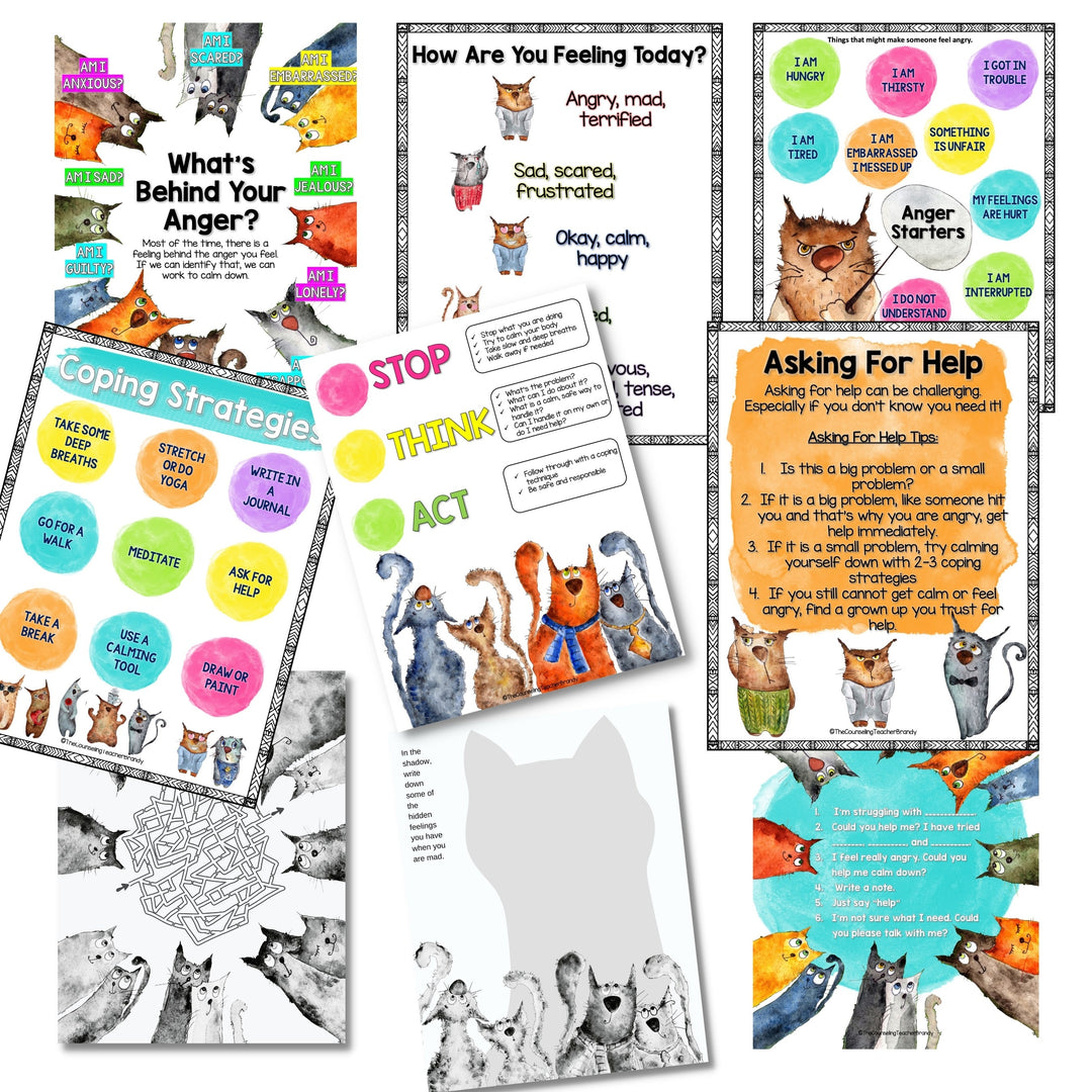 Anger Management Small Group Curriculum Grades 3rd - 7th