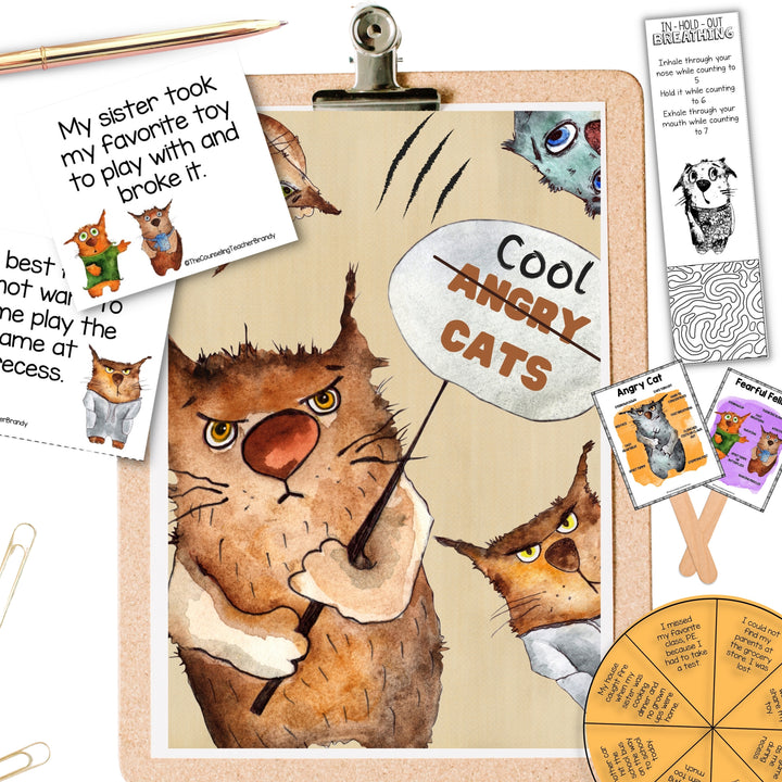 Small Group Counseling Bundle Grades 3rd-5th